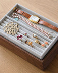 FM JEWELRY CASE  (WITH VELOUR DIVIDERS)