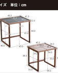 FM TRAY NEST TABLE (REMOVABLE TOP NESTING TABLE)