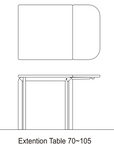 COCCO DINING TABLE (EXTENTION)