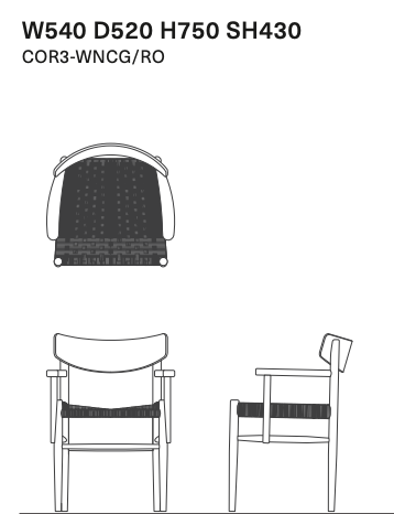 MASTERWAL COR3(ARMREST) / COR4(ARMLESS) CHAIR