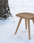 KIJIYA | Moon stool - Chestnut