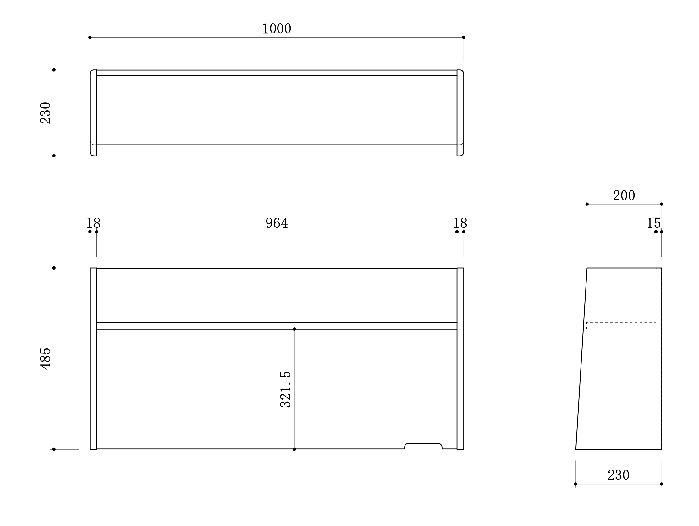 Stick Upper Shelf 