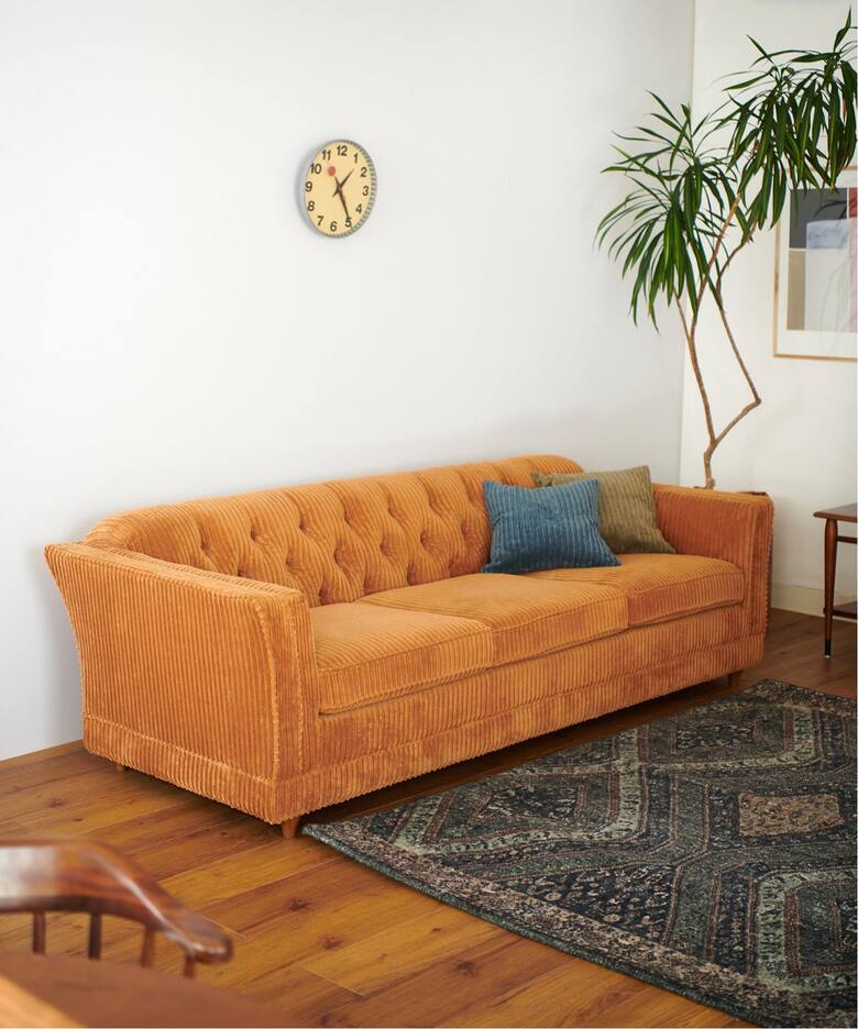 LAKEWOOD SOFA (BLUE GRAY / MUSTARD)