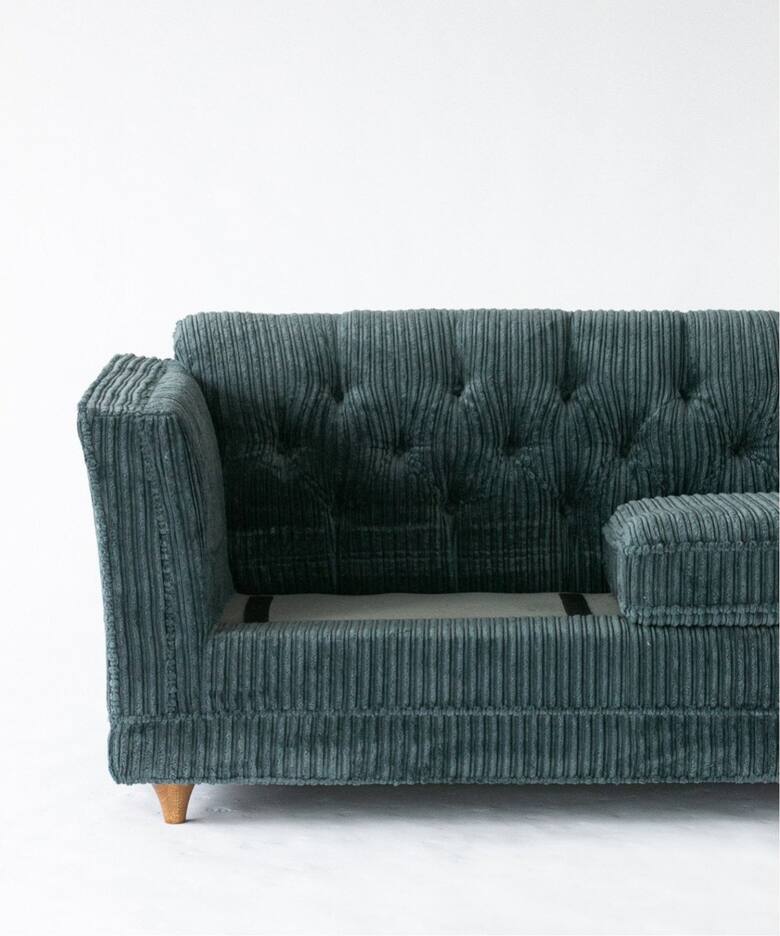 LAKEWOOD SOFA (BLUE GRAY / MUSTARD)