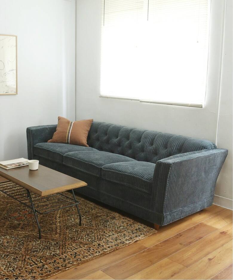 LAKEWOOD SOFA (BLUE GRAY / MUSTARD)