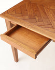 WARNER DINING TABLE-S   ( HERRINGBONE / STANDARD )