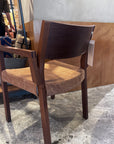 DISPLAY SALE - RIPOSO WOOD BACK ARMCHAIR / WALNUT / PIETRA