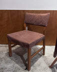 DISPLAY SALE - RIPOSO SIDE CHAIR / OAK BROWN / PIETRA