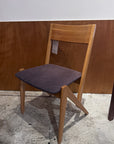 DISPLAY SALE - SERIO SIDE CHAIR / OAK / PIETRA NAVY