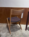 DISPLAY SALE - SERIO SIDE CHAIR / OAK / PIETRA NAVY