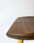 KIJIYA | Moon stool - Black Walnut