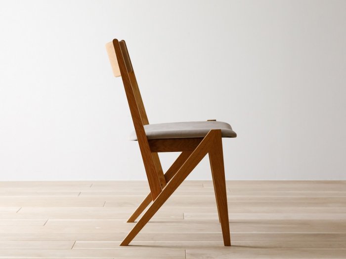 DISPLAY SALE - SERIO SIDE CHAIR / OAK / PIETRA NAVY