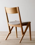 DISPLAY SALE - SERIO SIDE CHAIR / OAK / PIETRA NAVY